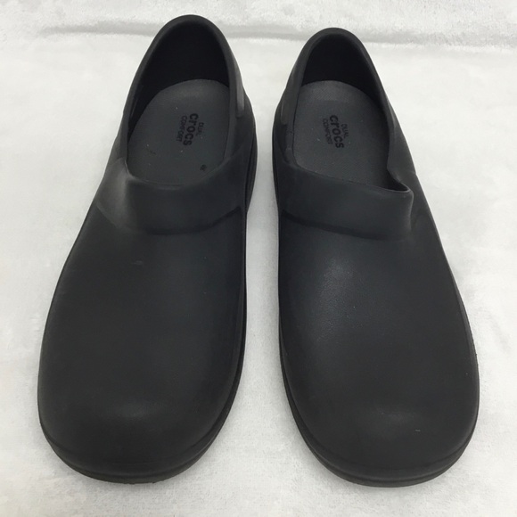 CROCS Black Women’s Size 10 Slip on Clogs - Picture 2 of 6